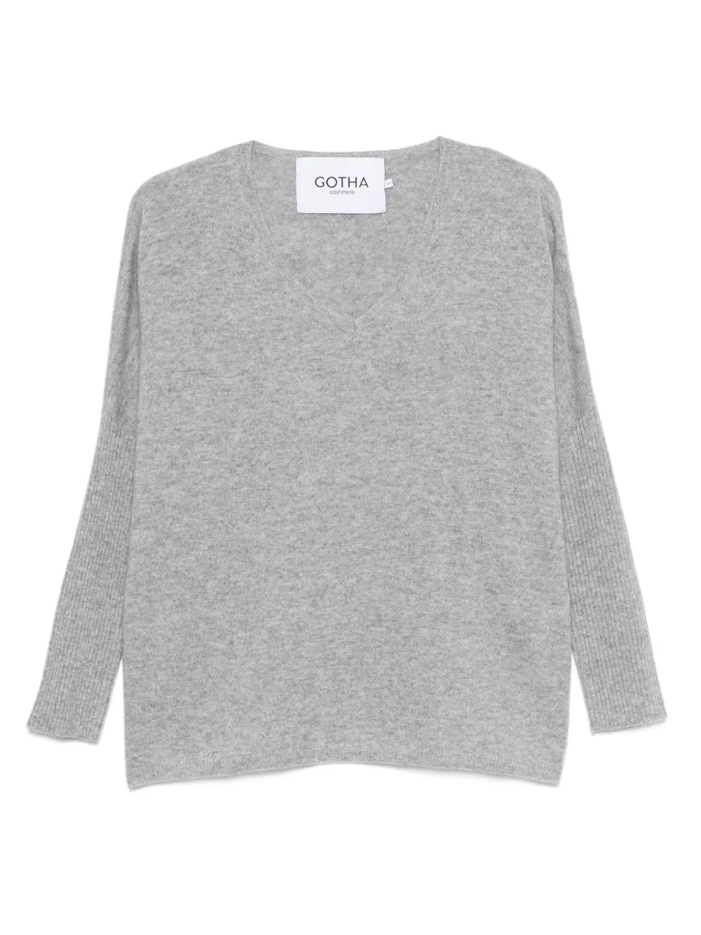Gotha V-neck sweater | Grey | Image 1