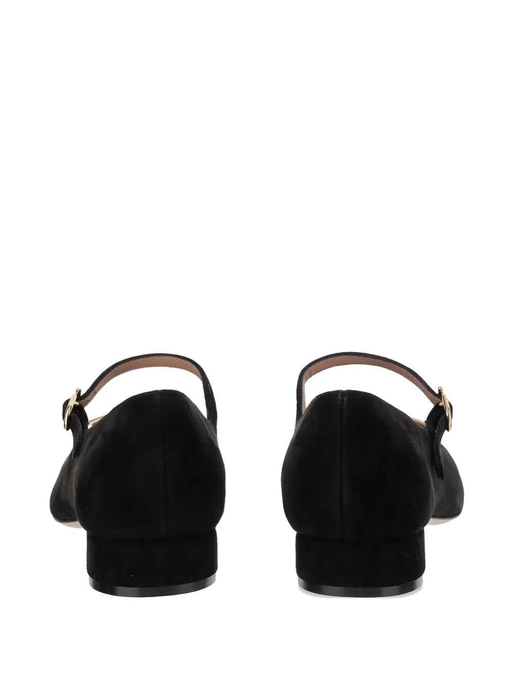 Ferragamo suede Mary Jane ballet flats Black