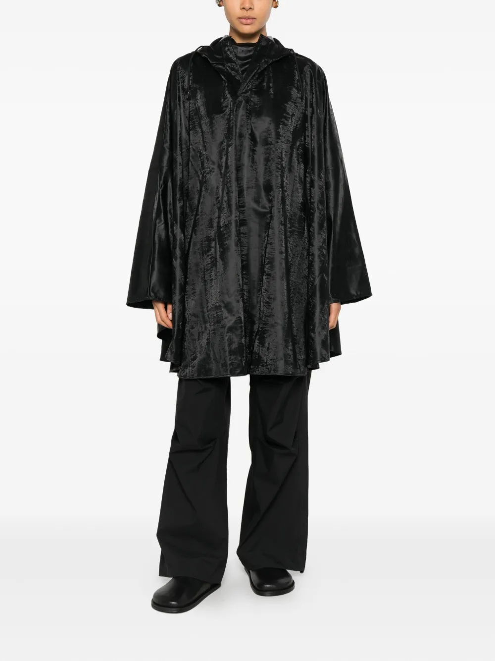 Rains hooded buttoned coat | Parkas | Image 2