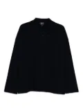 A.P.C. long-sleeves wool polo shirt - Blue