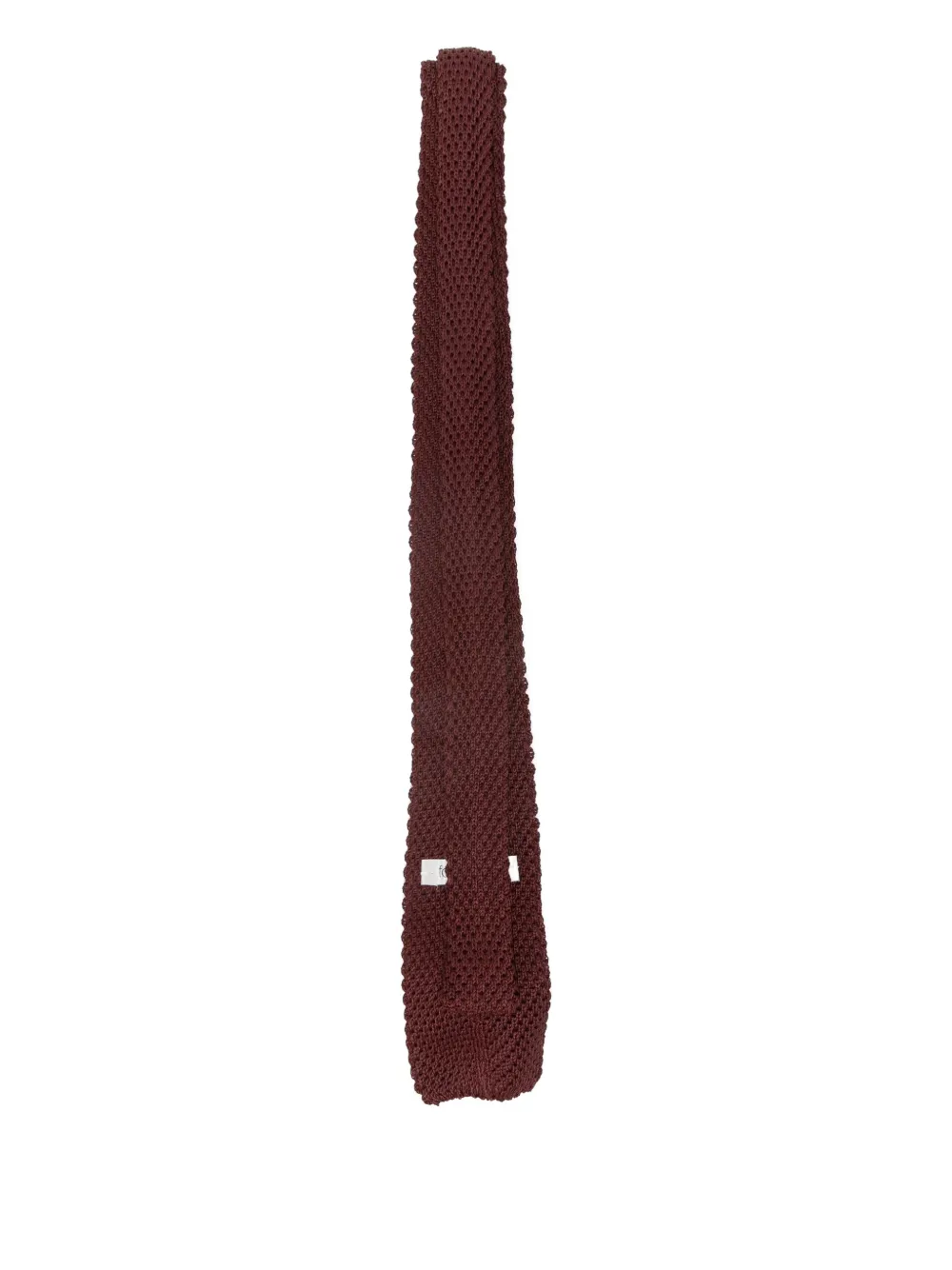 Forte Forte Knitted Tie In Brown