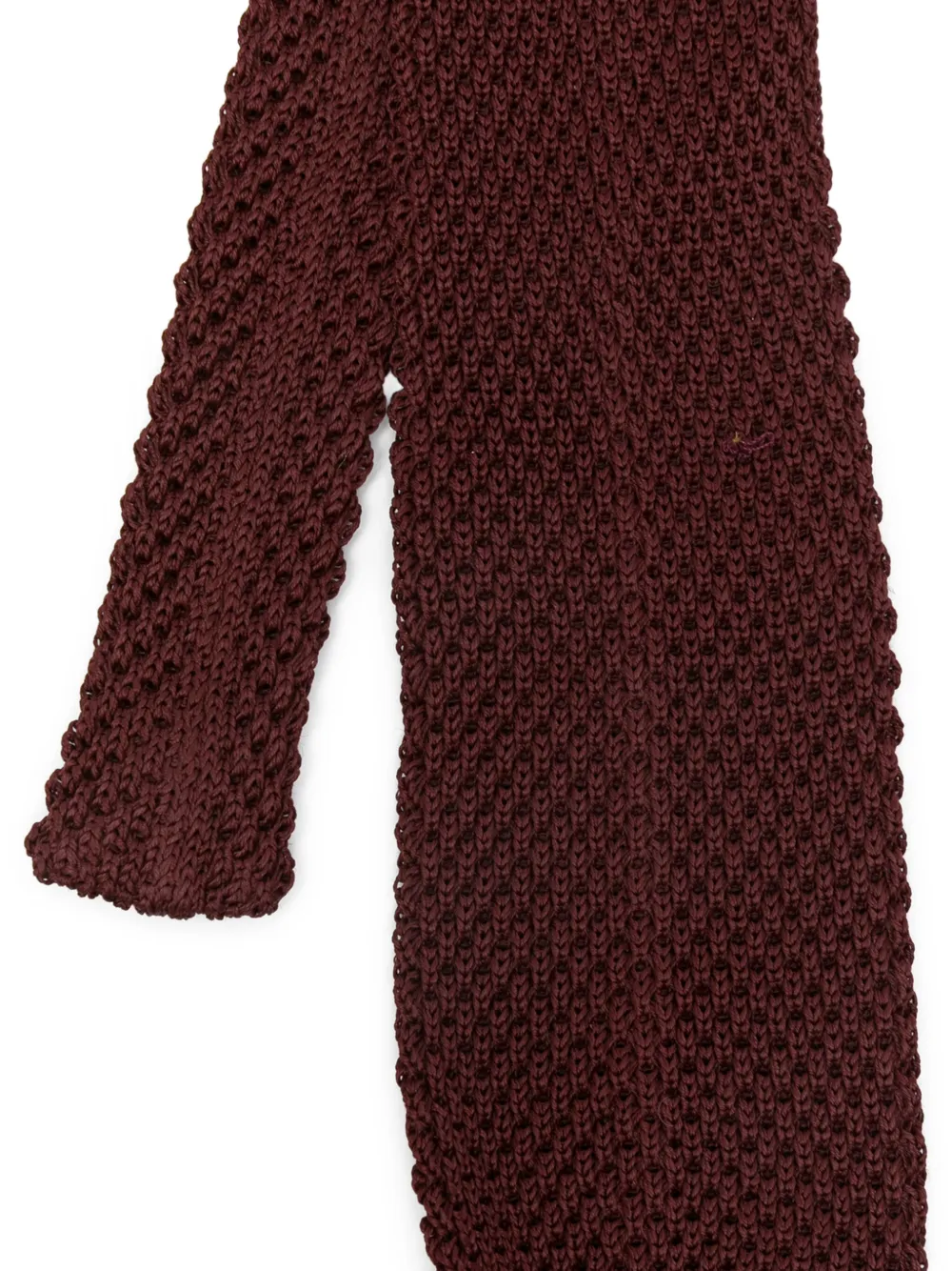 Forte Forte Knitted Tie In Brown
