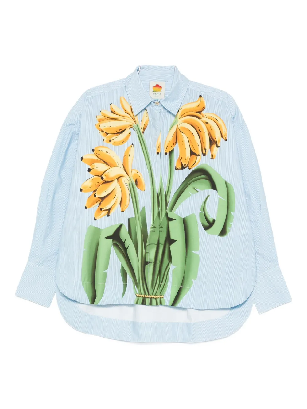FARM Rio banana-print shirt - Blu