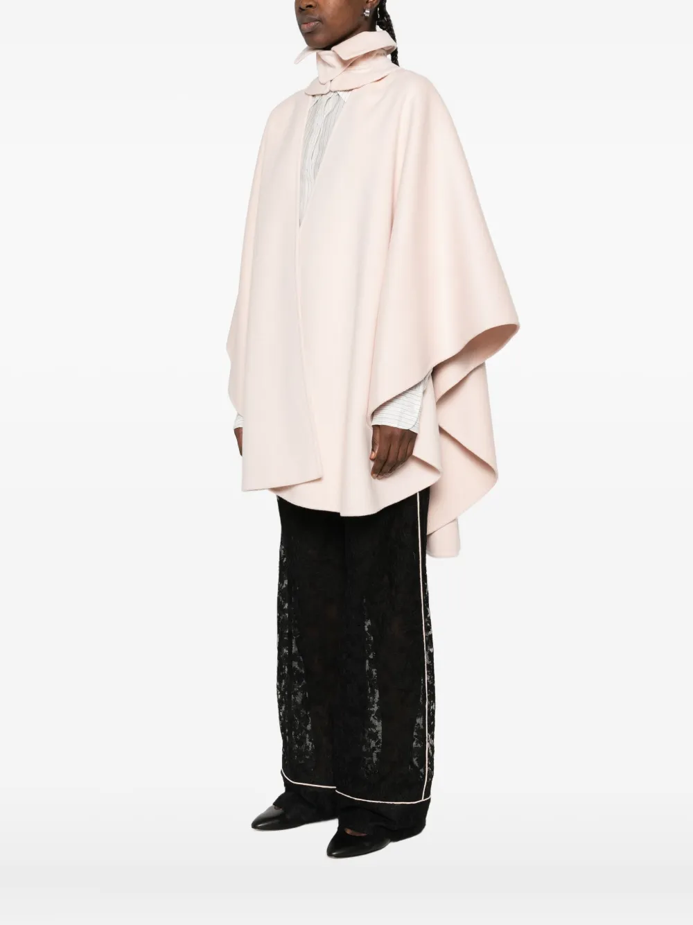 Ermanno Scervino Cape met capuchon Roze