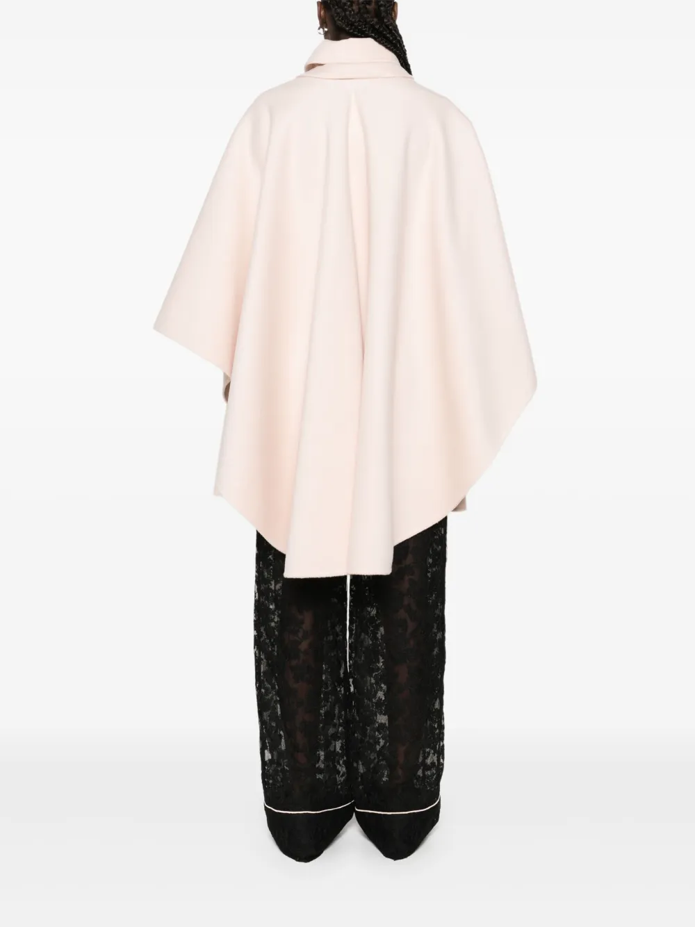Ermanno Scervino Cape met capuchon Roze