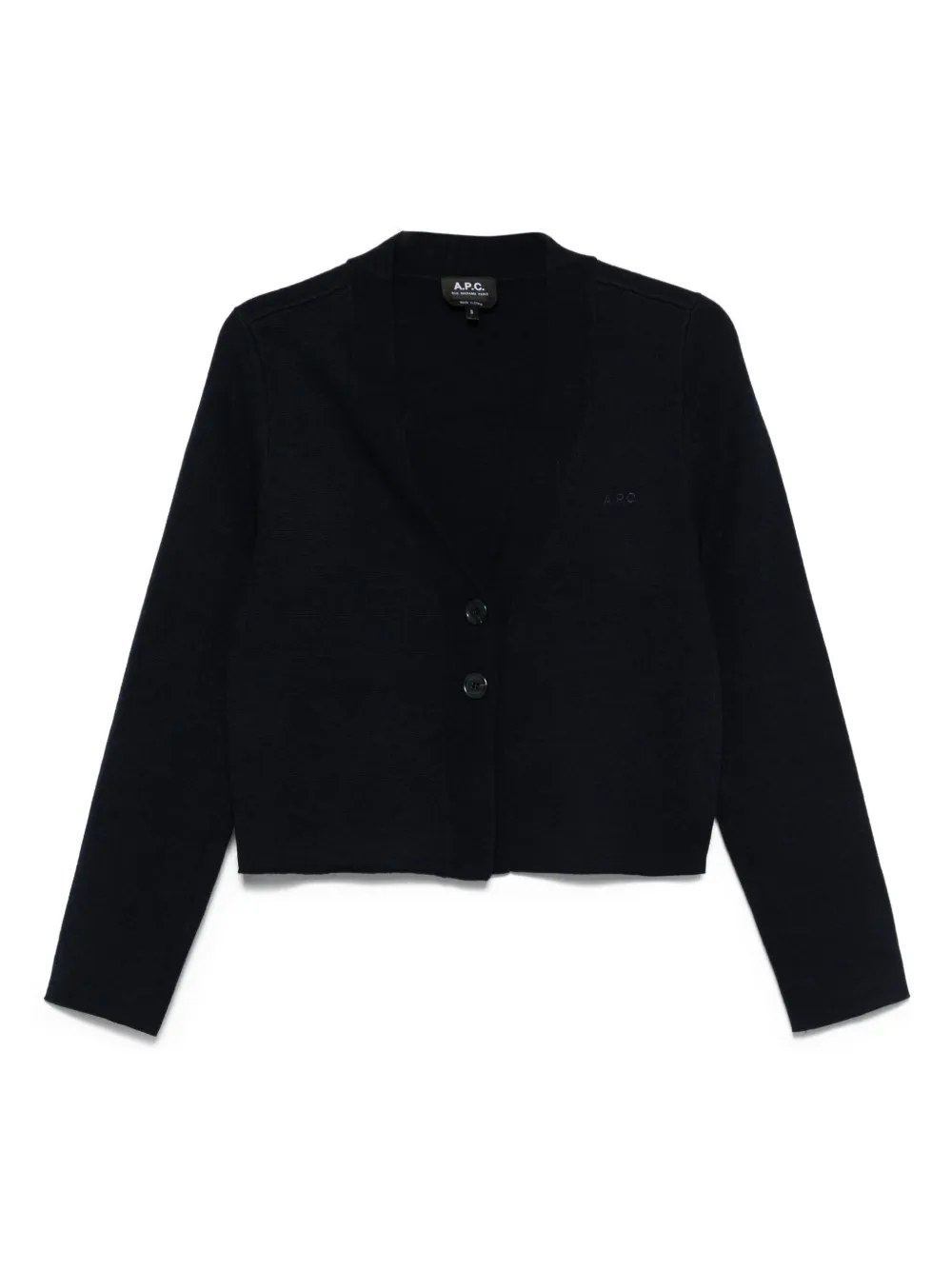 A.P.C. Vネック カーディガン - ブルー A.P.C. Vネック カーディガン - ブルー