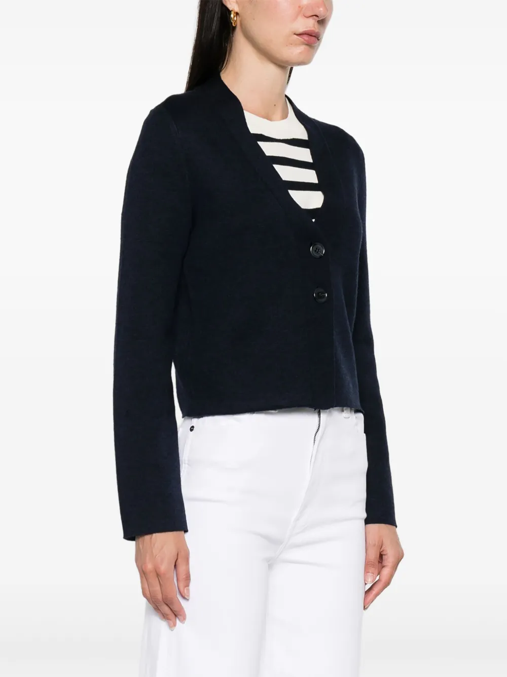 A.P.C. Vest met V-hals Blauw