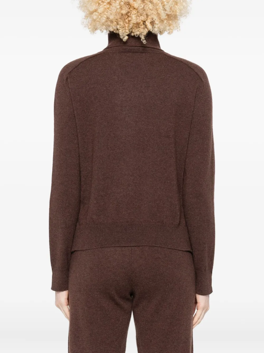 Gotha Turtleneck Sweater In Brown