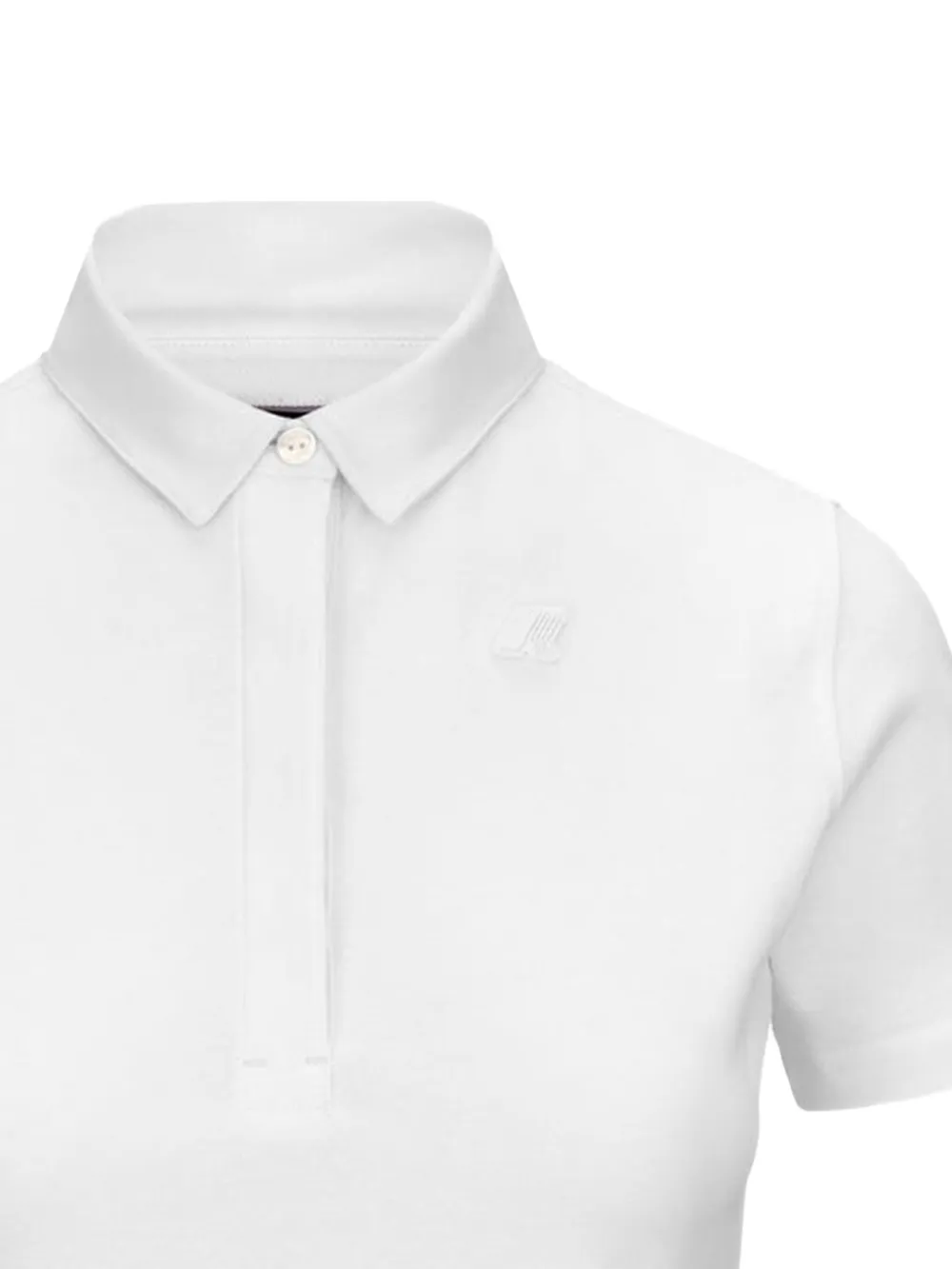 K-Way Amedea poloshirt met geborduurd logo Wit