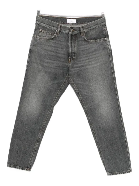 Lardini whiskering-effect jeans