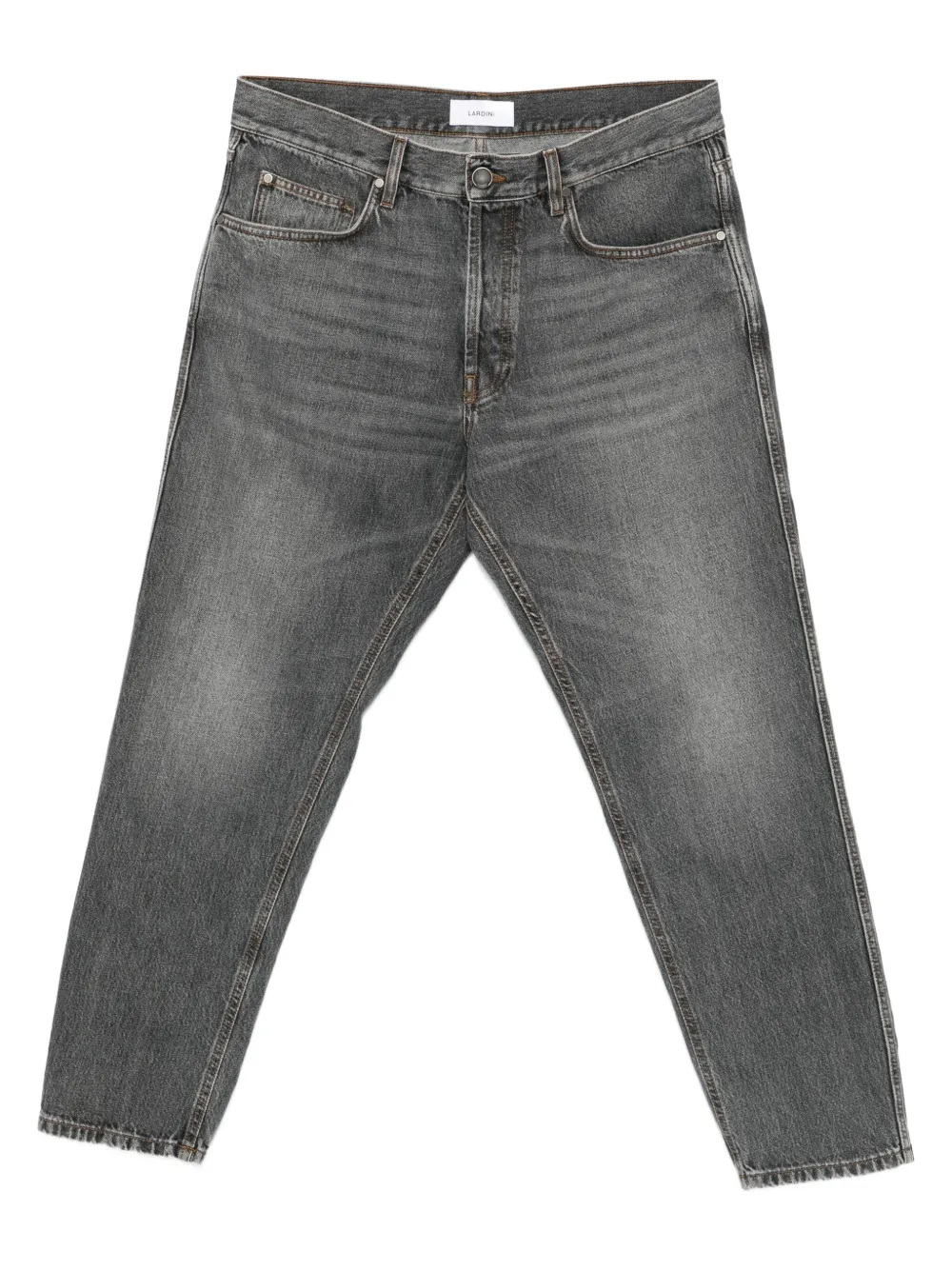 Lardini whiskering-effect jeans | Grey | Image 1