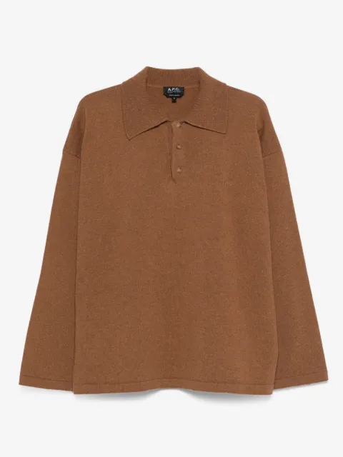 A.P.C. wool polo shirt