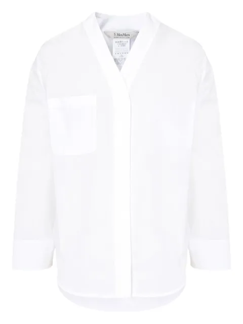 'S Max Mara v-neck pocket shirt