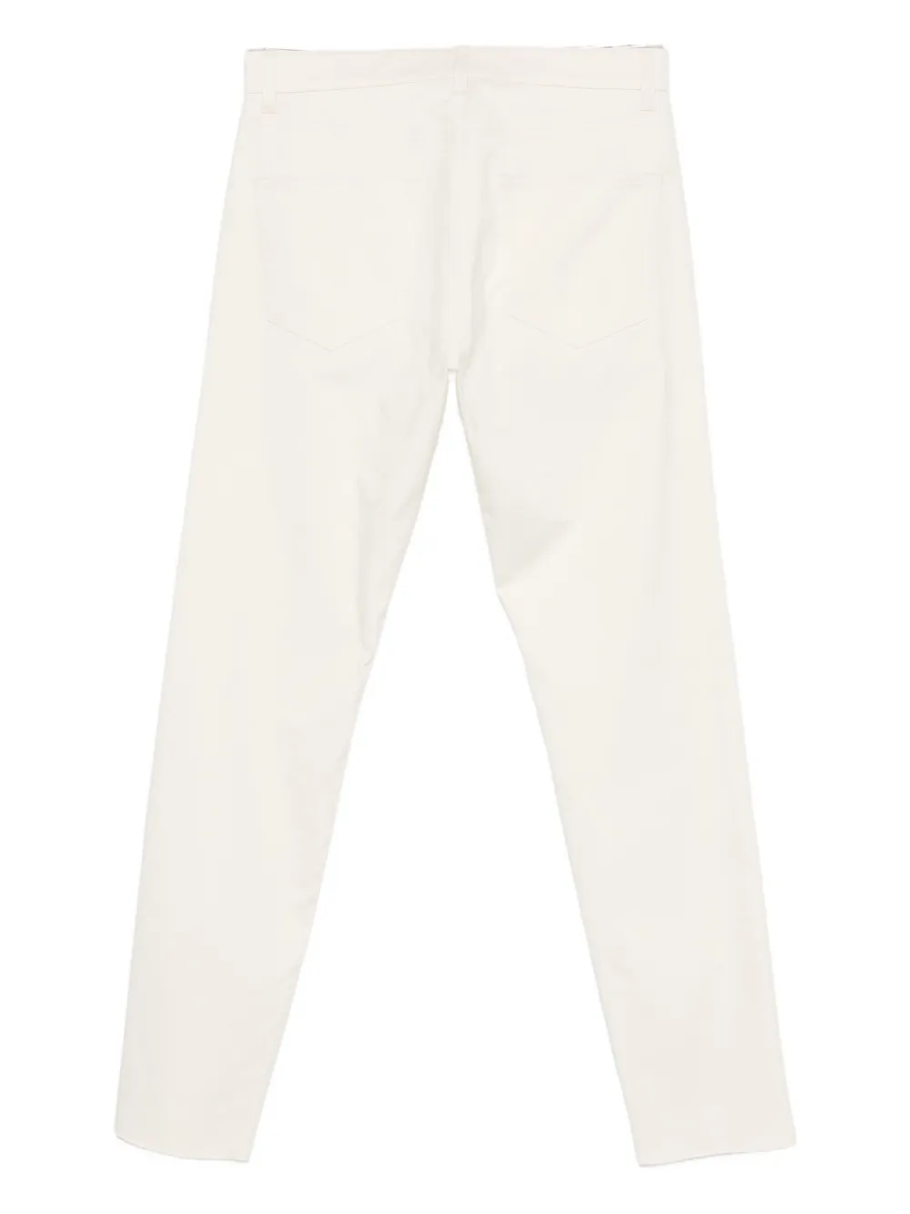Lardini Straight jeans met knopen - Beige