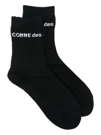 Comme Des Garçons Homme Plus logo-detail Socks | Black | FARFETCH
