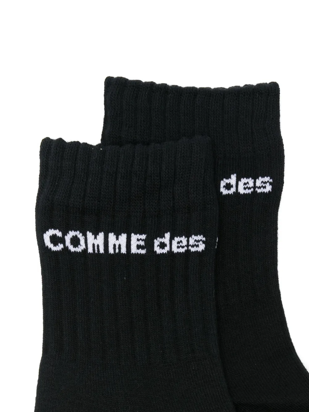Comme des Garçons Homme Plus Sokken met logodetail Zwart