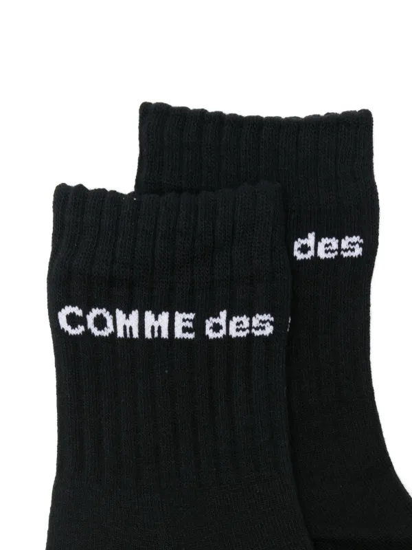 comme des garcons homme plus 靴下 Lサイズ Comme Des Garçons Homme Plus ロゴ 靴下 | ブラック | FARFETCH JP