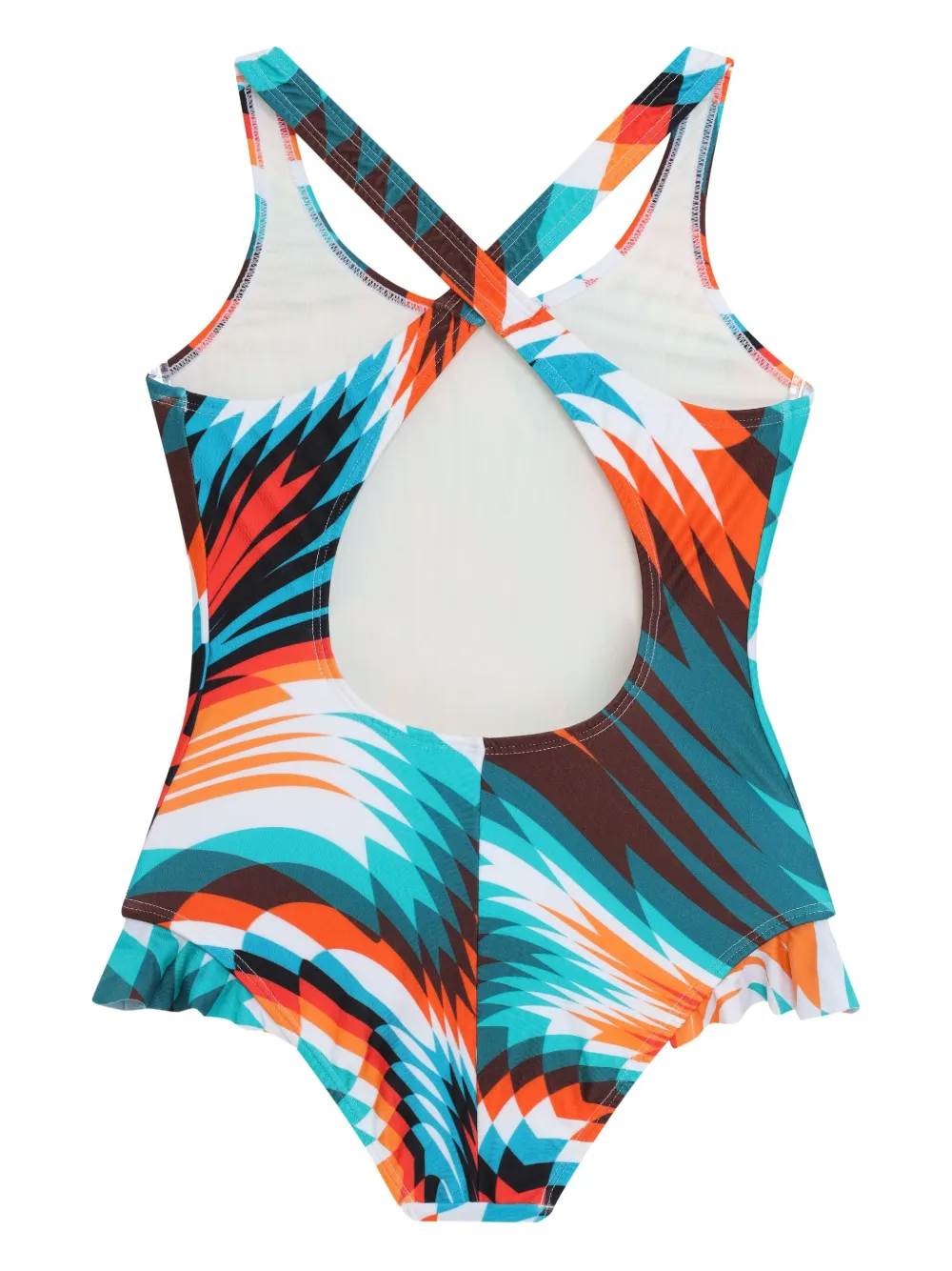 Lygia & Nanny cross-back swimsuit Blauw