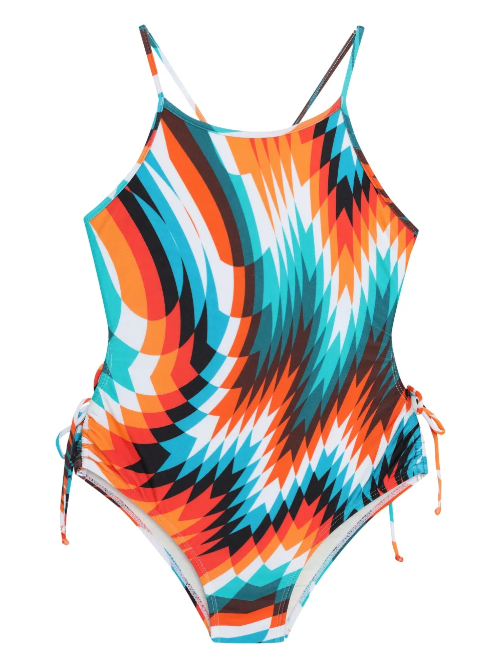 Lygia & Nanny abstract-print swimsuit Blauw