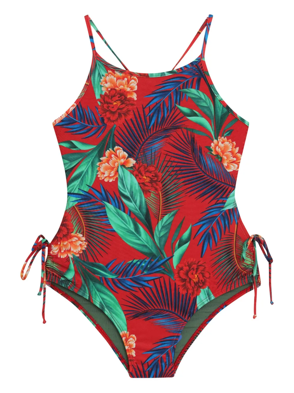 Lygia & Nanny tropical floral swimsuit Rood