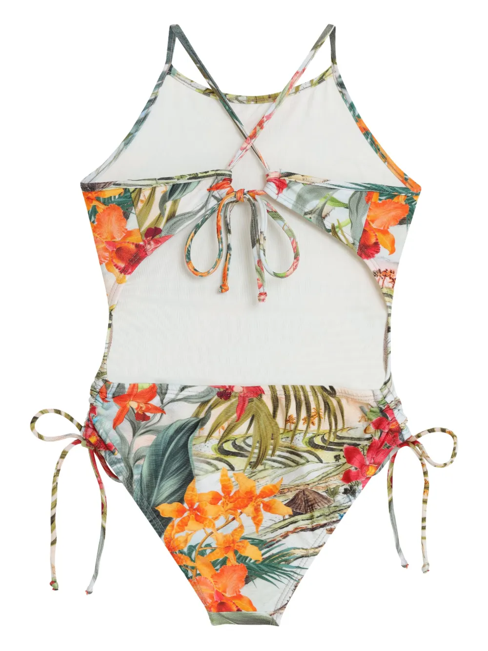 Lygia & Nanny Sally badpak met bloemenprint Groen