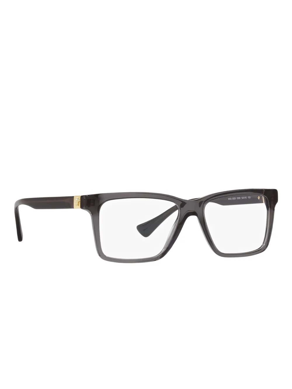 Versace Eyewear Bril met rechthoekig montuur Grijs
