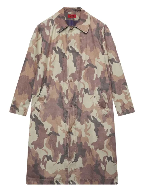 424 gabardina con estampado militar