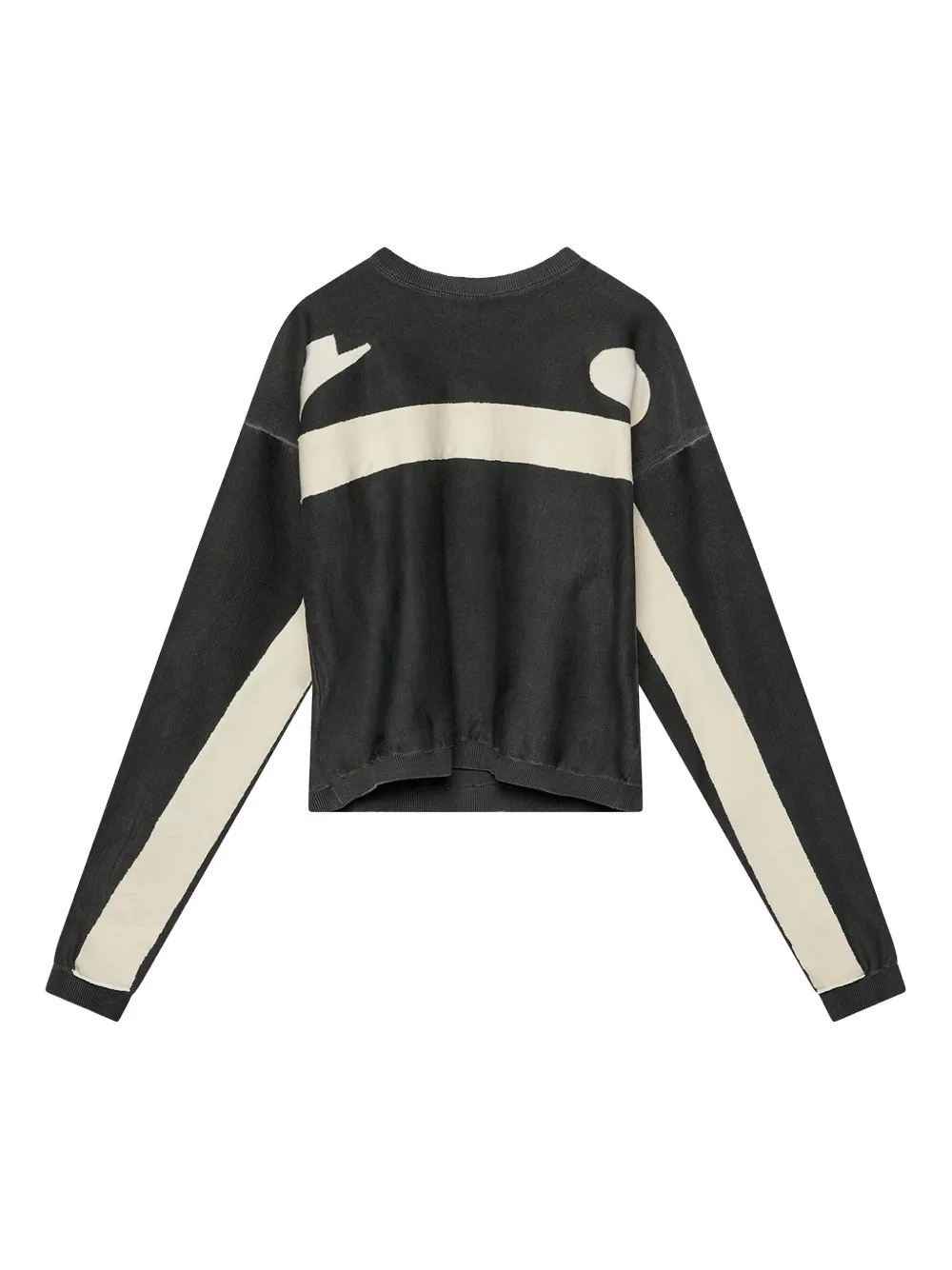 424 Soccer Knit Vintage Dye "Black" sweater | Black | Image 1