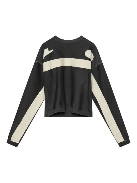 424 Soccer Knit Vintage Dye "Black" sweater