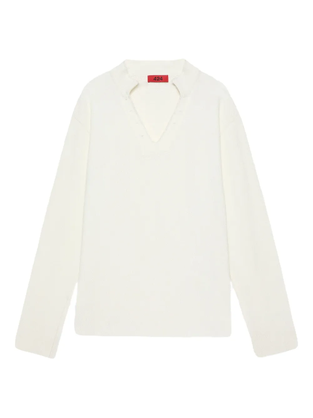 424 Thermo jersey trui met lange mouwen Wit