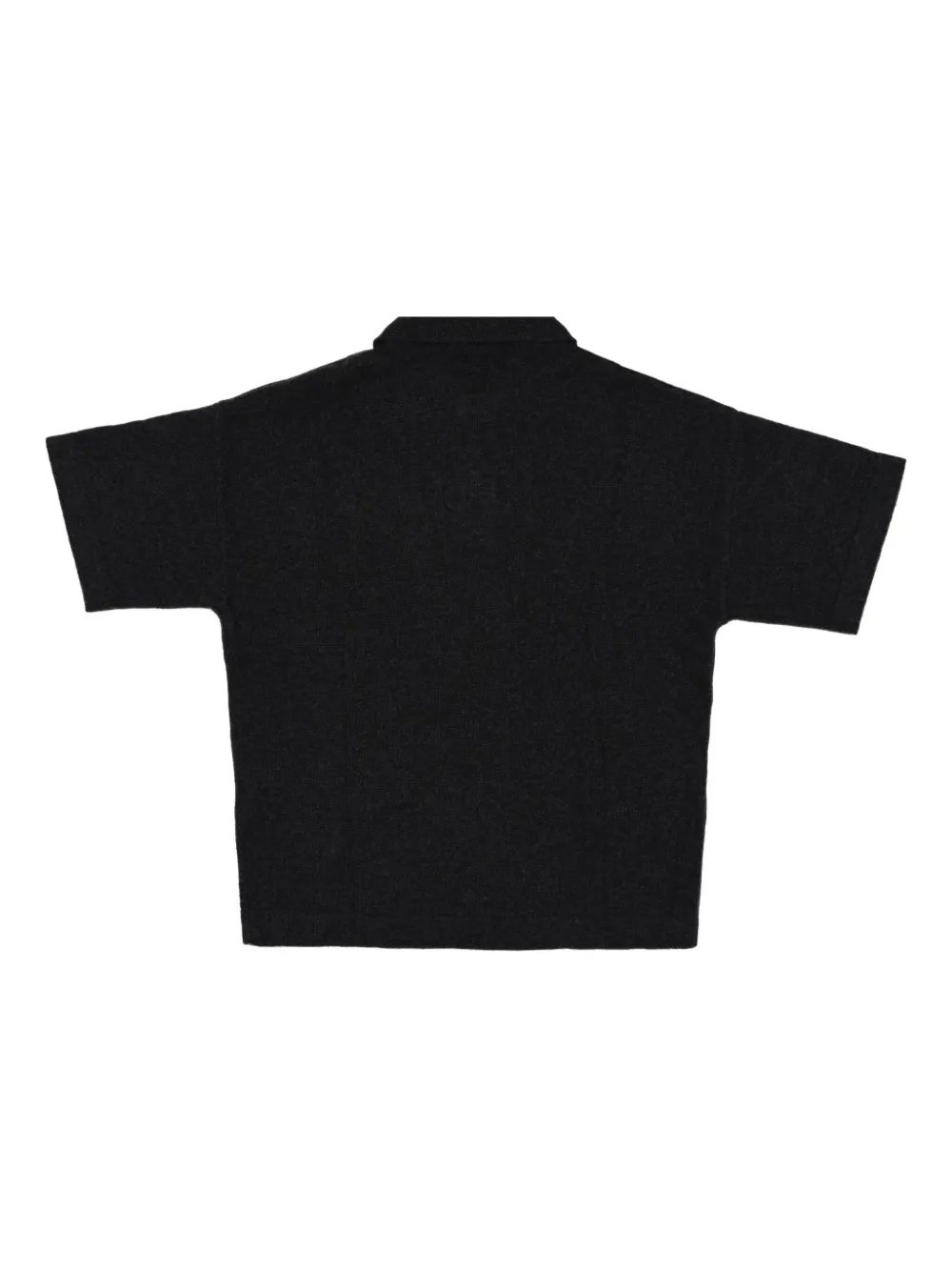 Gotha cashmere polo top - Zwart