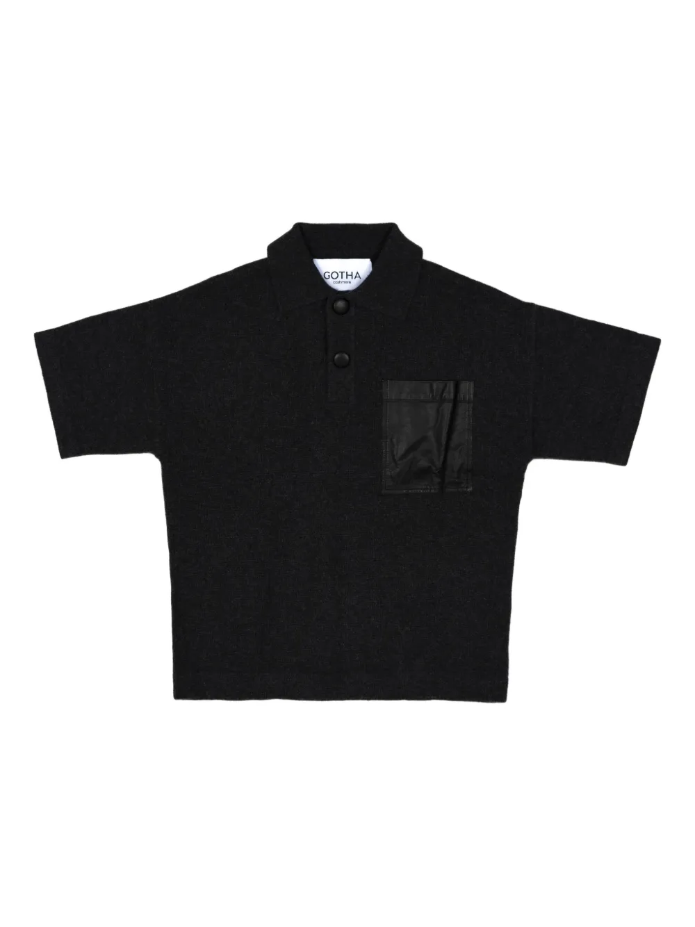 cashmere polo top