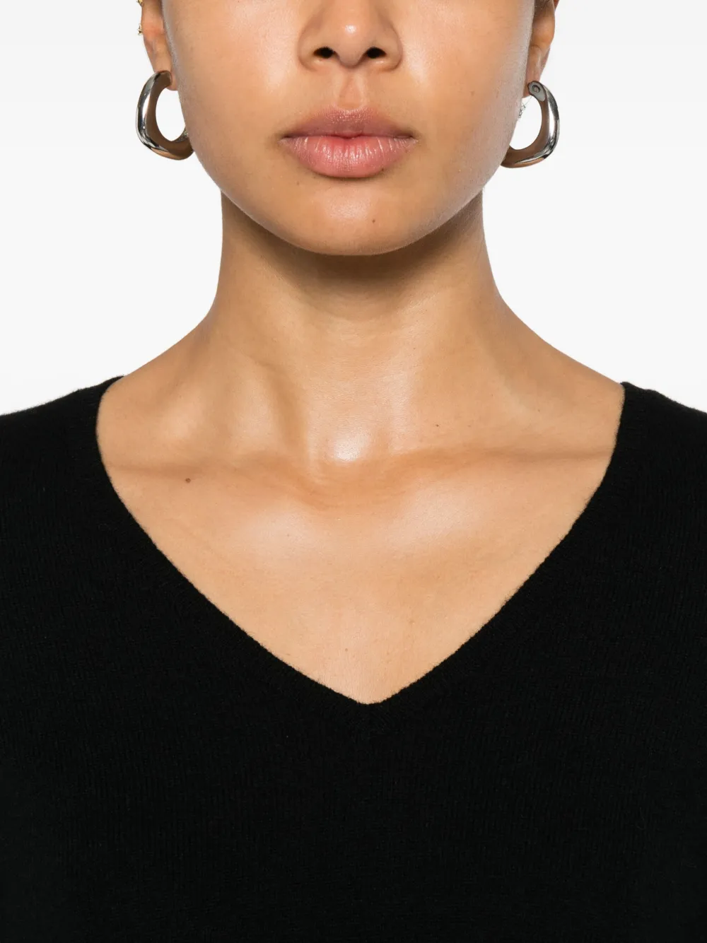 Gotha V-neck Sweater In Black