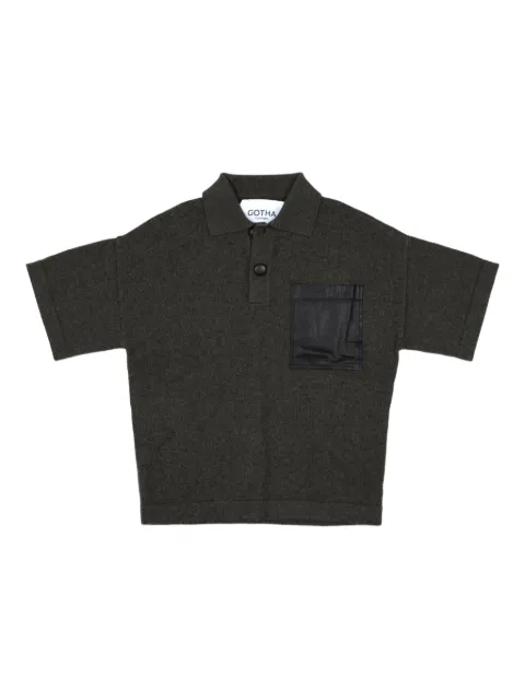 Gotha mélange-effect polo shirt