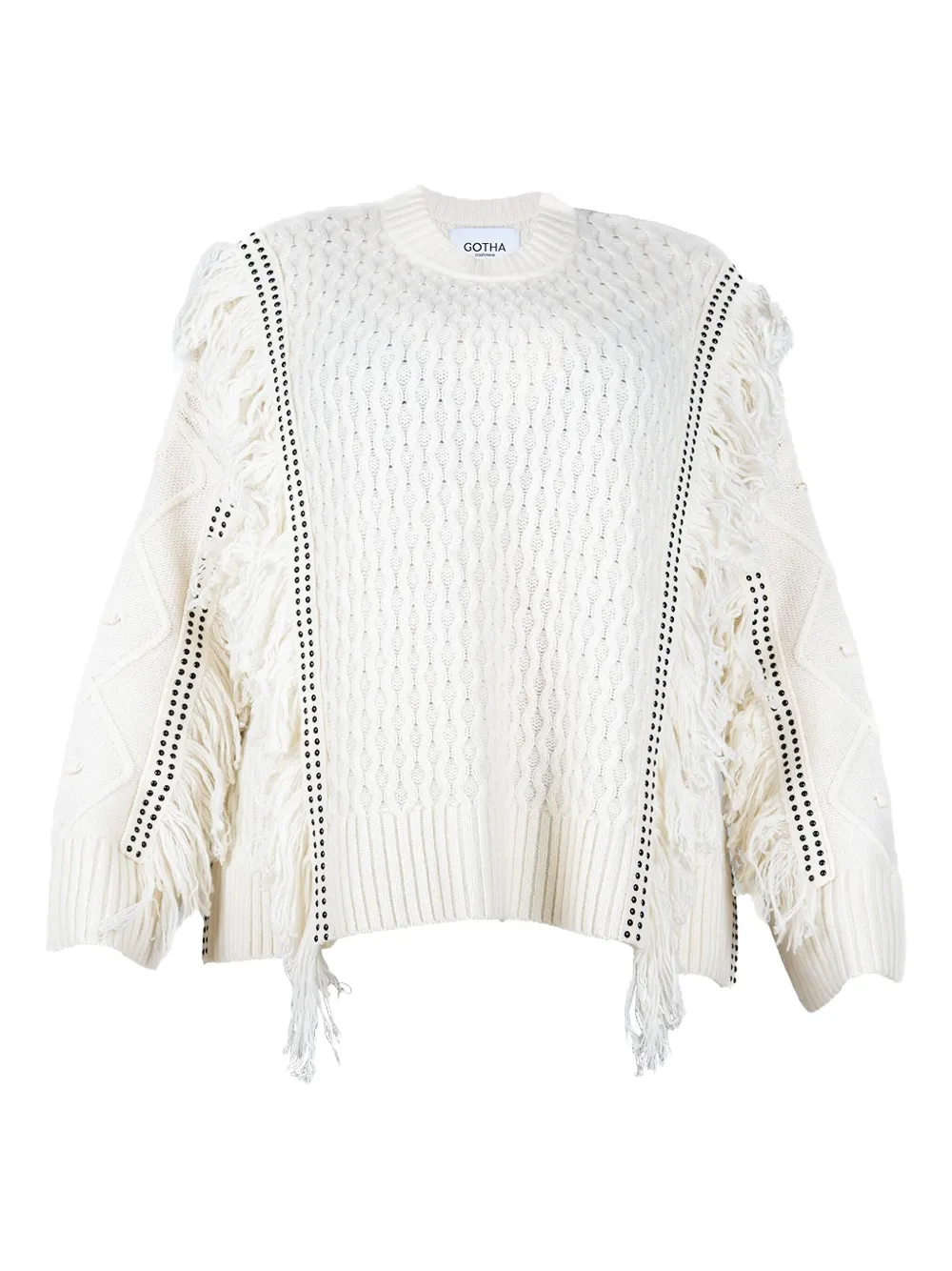 Gotha ruffle-trim sweater | blanco | Image 1
