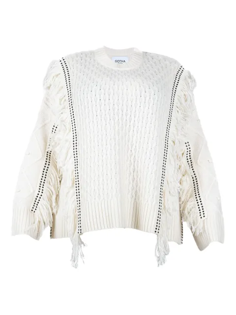 Gotha ruffle-trim sweater