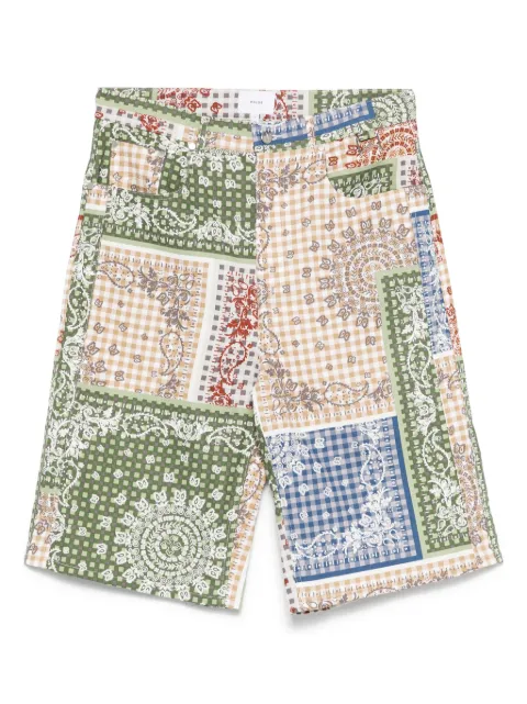 RHUDE bandana traxedo shorts