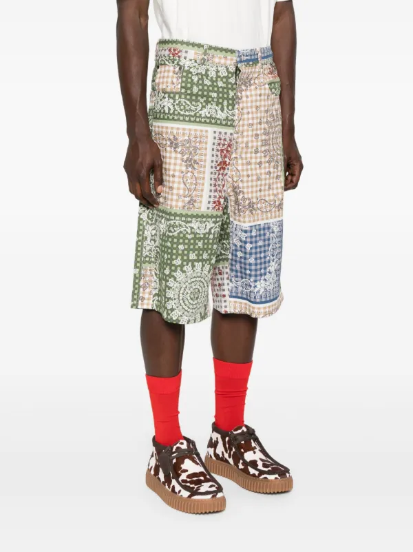 RHUDE Bandana Traxedo Shorts | Green | FARFETCH