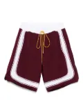 RHUDE drawstring track shorts - Red