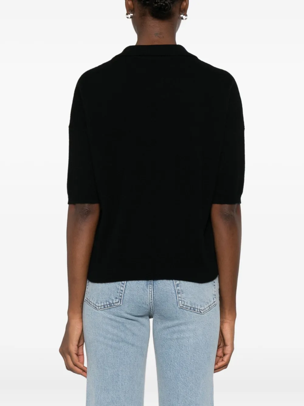 Gotha V-neck T-shirt In Black