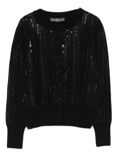 Ermanno Scervino sequin-embellished ribbed cardigan