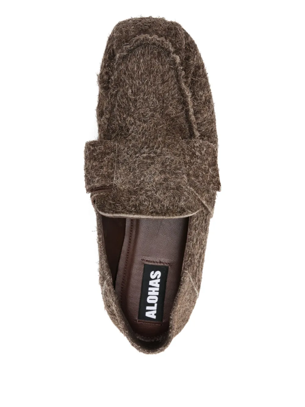 Alohas Aeryn Suede Loafers In Brown