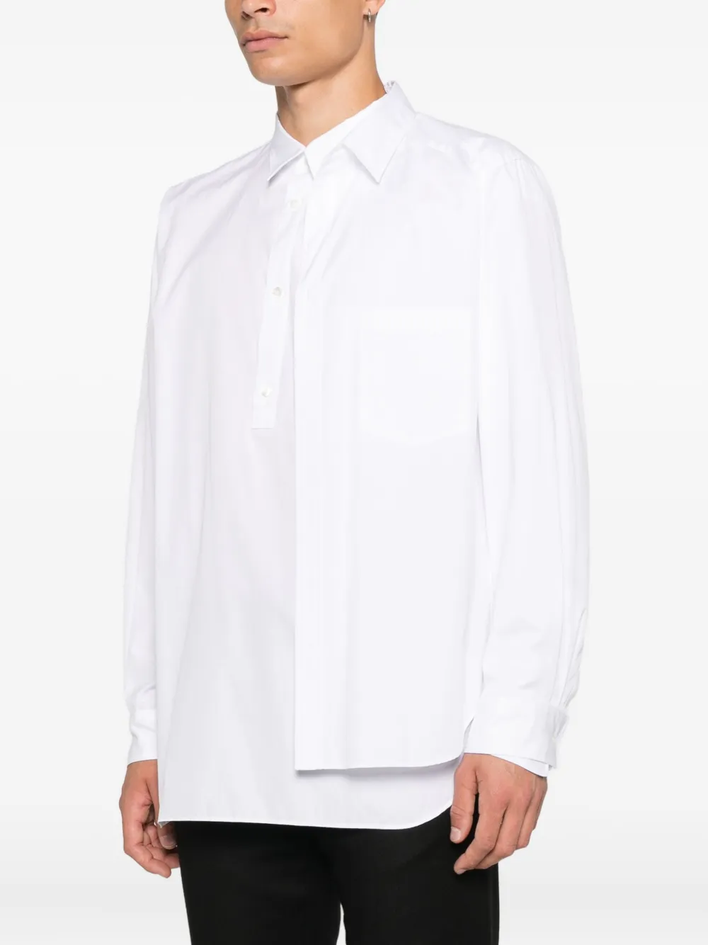 Comme des Garçons Homme Plus Gelaagd T-shirt Light and natural