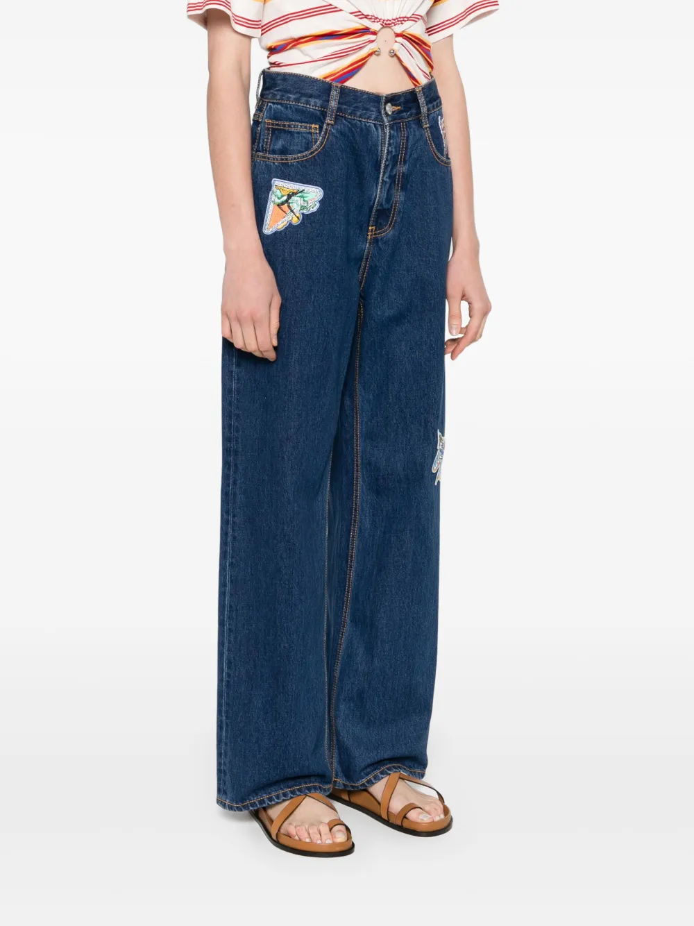 ALEMAIS Straight jeans Blauw
