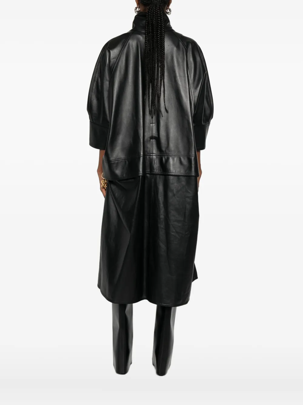 DARKPARK Jas met ceintuur Zwart