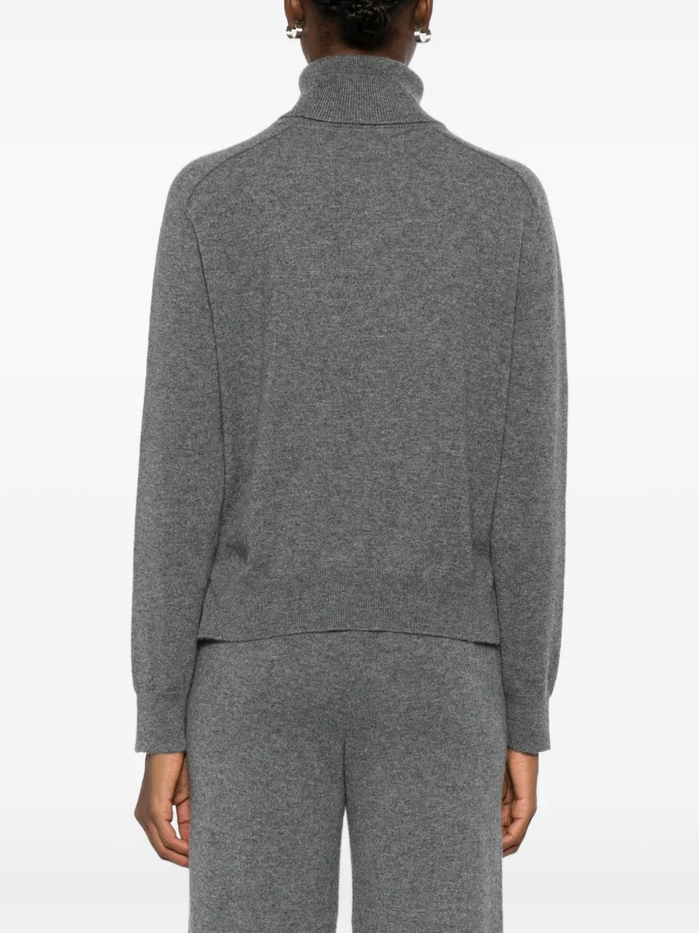 Gotha Turtleneck Long-sleeve Sweater In Gray