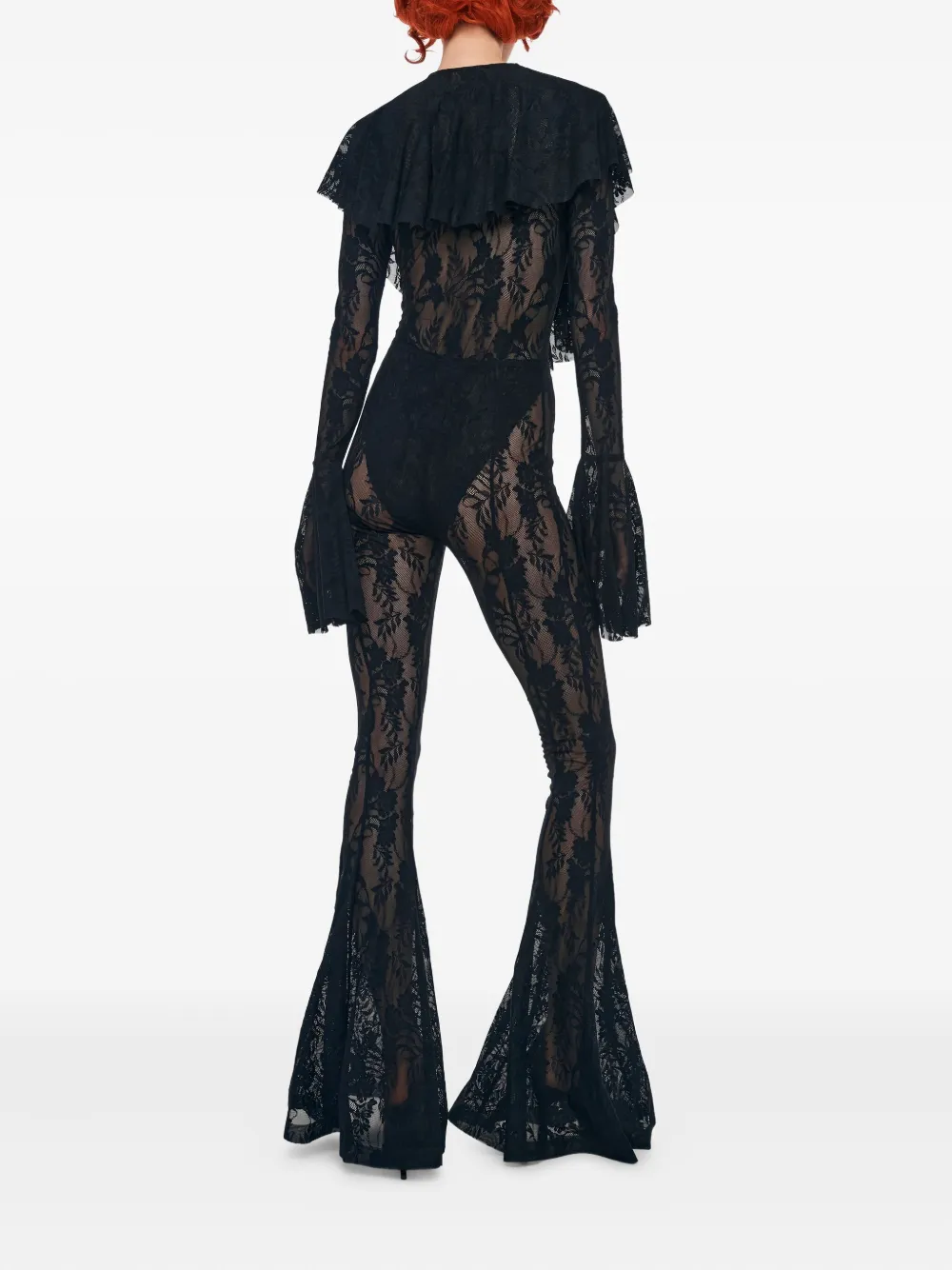 Norma Kamali Top met ruches Zwart