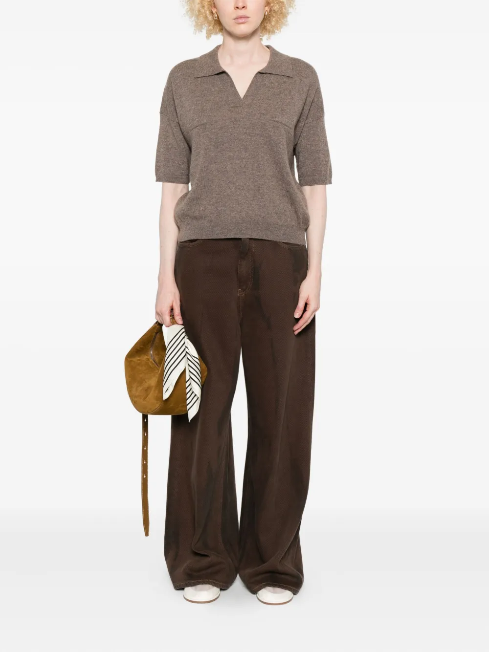 Gotha short-sleeved polo top - Bruin