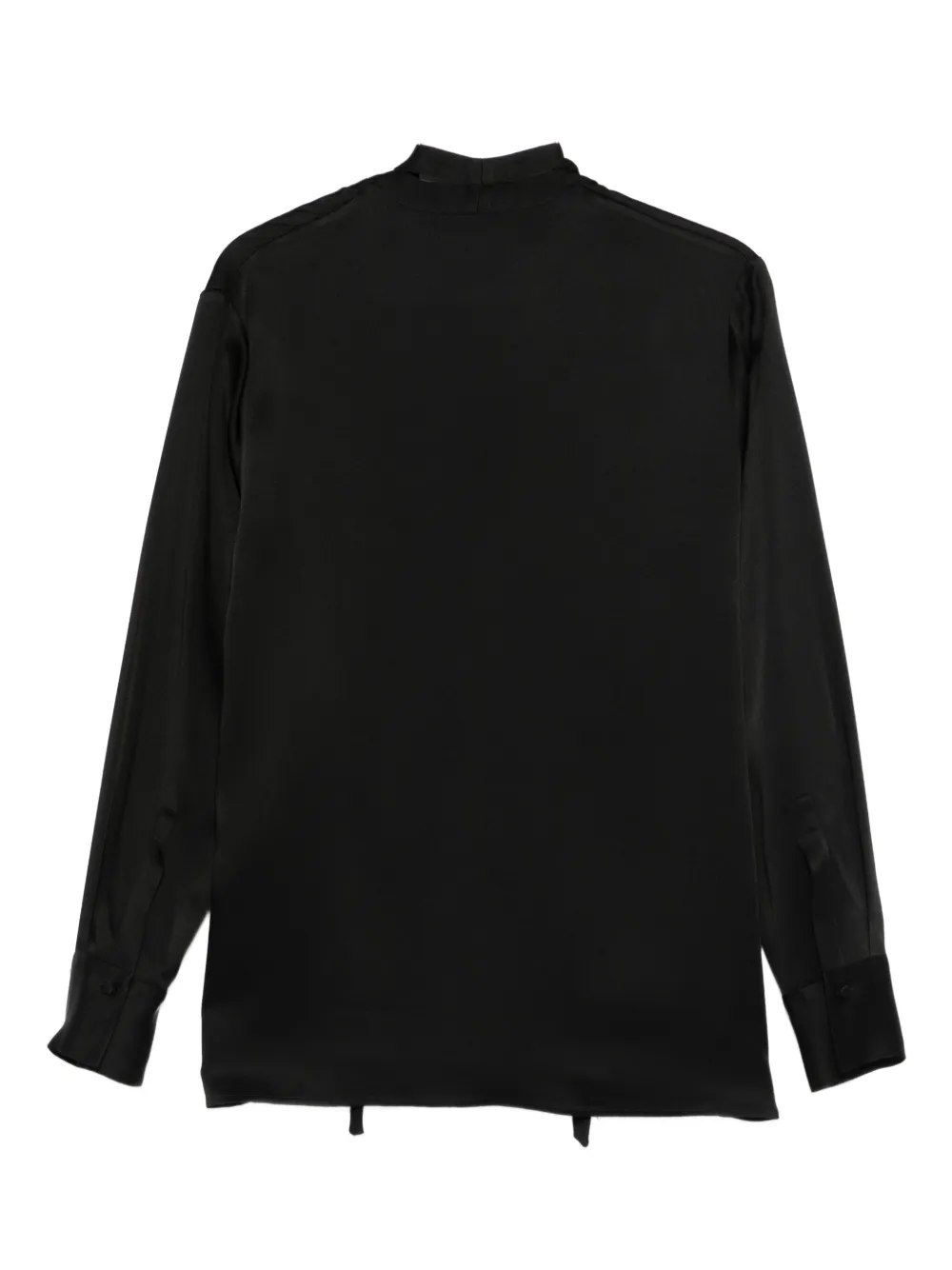 Antonelli Abete tie-neck blouse - Bruin