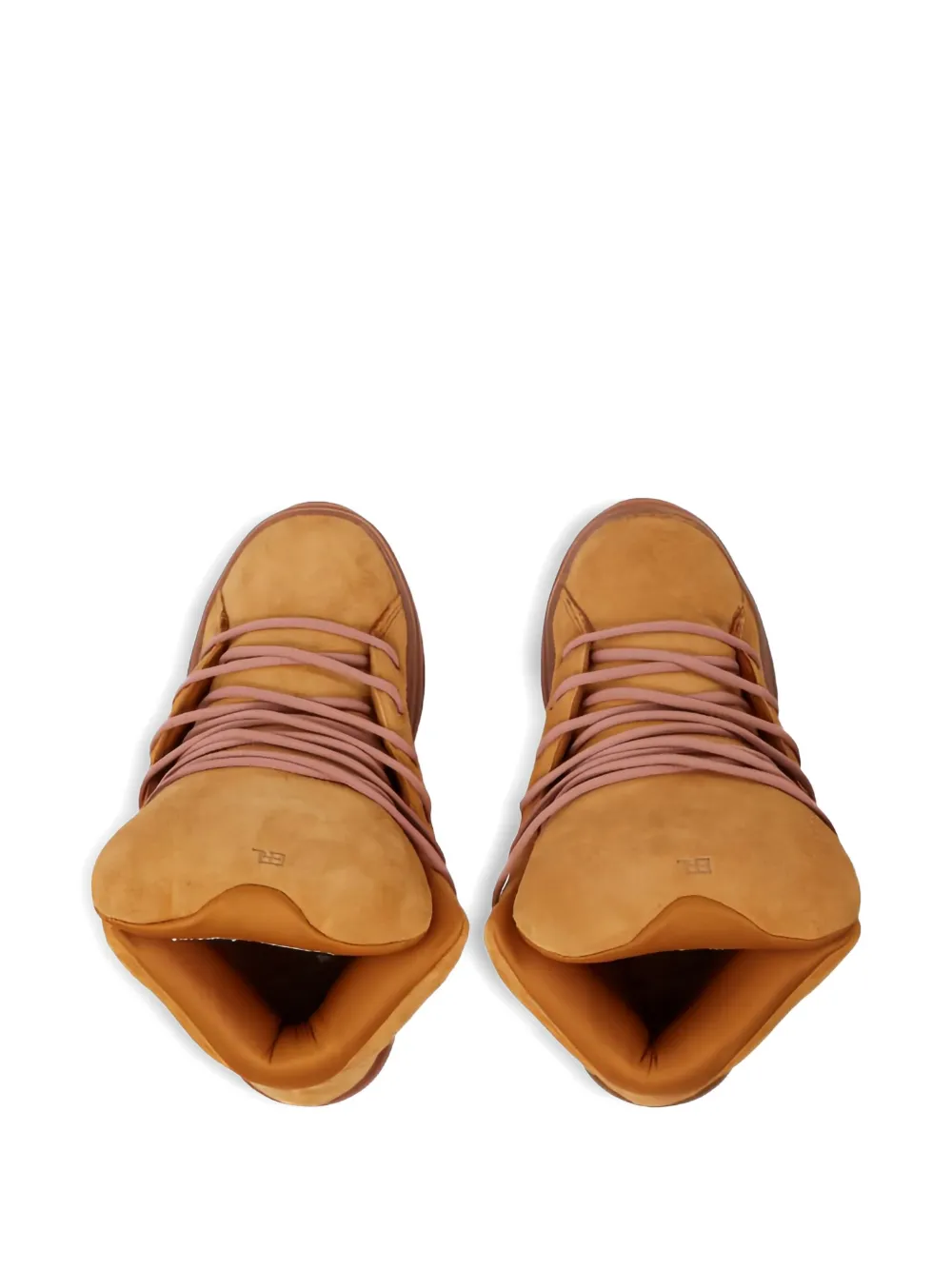 Erl Lace-up High-top Sneakers In Brown